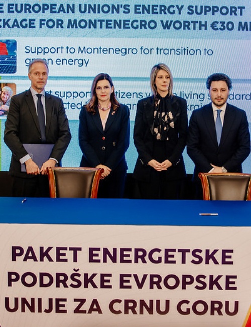 EU energy support package of €30 million to help most vulnerable households and SMEs in Montenegro