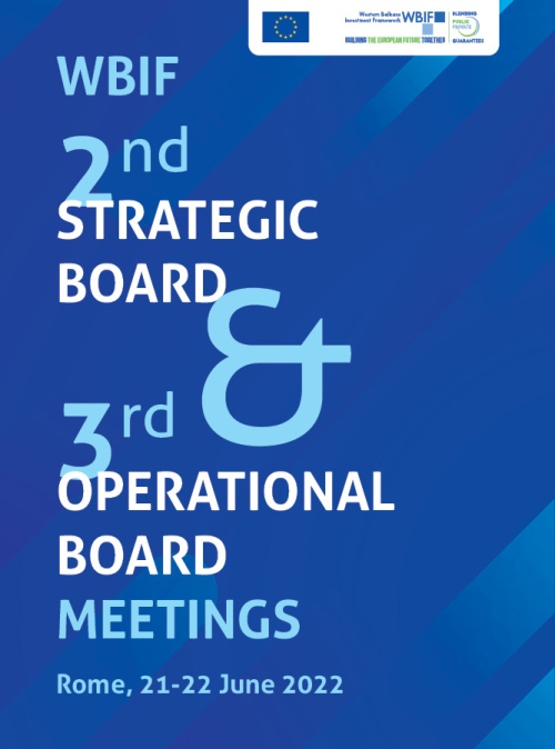 WBIF 2nd Strategic and 3rd Operational Board Meetings